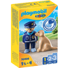 PLAYMOBIL ® 1 2 3 Poliisi koiran kanssa