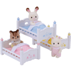 Sylvanianske familier © m ›bels'ti tre etagers hems i baby-loft 