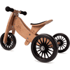 Kinderfeets® Tricycle draisienne évolutif 2en1 Tiny Tot Plus, bois bambou