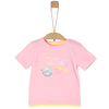 s. Olive r T-shirt roze/ yellow 