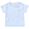 STACCATO T-shirt lysebl † melange stribet 