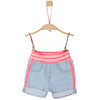 s. Jeans-shorts i oliv 