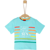 s. Olive r T-Shirt bleu turquoise