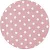 LIVONE Kinderteppich Kids love Rugs CIRCLE rosa/weiss 160 cm rund 