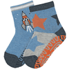 Sterntaler ponožky s podrážkou Air dvojitá raketa / hvězdy středně modrá melanž