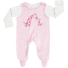 JACKY Baby romper set BASIC LINE roze/wit