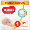 Huggies Newborn Baby-blöjor för nyfödda Storlek 1 84 st