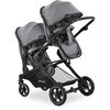 hauck Carrito de bebé gemelar Atlantic Twin Melange Grey