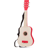 New classic Toys gitar - DeLuxe - Nature / Red