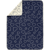 ALVI Dětská deka bavlna Heart s navy