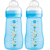 MAM Biberón Easy Active ™ 270 ml, conejito en un paquete doble