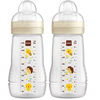 MAM Butelka dla niemowląt Easy Active ™ 270 ml, pszczoła/jeż w podwójnym opakowaniu