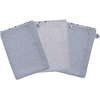 WÖRNER SÜDFROTTIER Hemma tvätthandske 3-pack grå 15 x 24 cm 