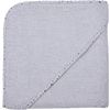 WÖRNER SÜDFROTTIER A casa asciugamano da bagno con cappuccio grigio chiaro 100 x 100 cm 