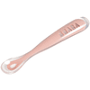 BEABA  Cuchara ergonómica de silicona para bebés de 1ª edad rosa