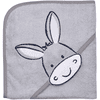 WÖRNER SÜDFROTTIER Toalla de baño con capucha burro gris claro 80 x 80 cm 
