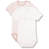 Sanetta Body enfant manches courtes white pebble lot de 2