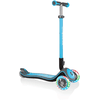 GLOBBER Scooter ELITE Deluxe -valaistut pyörät, taivaansininen