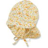 Sterntaler Gorra de pico con protección de cuello amarilla