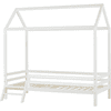 Hoppekids Huisbed Basic wit 90 x 200 cm met ladder