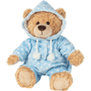 Teddy HERMANN® Peluche ours pyjama bleu 30 cm
