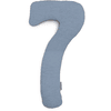 THERALINE Povlak na polštář my7 pro boční spaní melange blue-grey Bamboo -collection