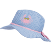 Playshoes  UV-beschermende zonnehoed krab blauw-roze