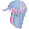 Playshoes  Gorra de protección UV cangrejo azul-rosa