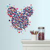 RoomMates ® Disney Minnie Mouse Serce z konfetti 