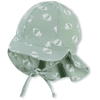 Sterntaler Schirmmütze mit Nackenschutz mittelgrün
