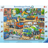 Ravensburger Rahmebpuzzle - Na staveništi se něco děje!                         