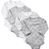 Pippi langærmet bodysuit 4-pack harbor mist