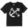 St. Pauli Kinder t-shirt Anker zwart