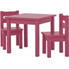 Hoppekids Mads Tavolino e sedie rosa Barocco