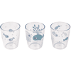 Done by Deer ™ Bicchiere Yummi mini Sea friends in blu - 3 pezzi