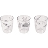 Done by Deer ™ Glass Yummi mini 3-pack Zee friends in mosterdgeel/grijs