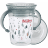 Nûby 360 ° sippy cup WONDER CUP 240 ml i tritan fra Eastman i grå
