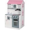 roba Casa de muñecas y cocina 2 en 1 madera