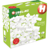 HUBELINO ® Blocchi da costruzione - Set di 120 pezzi, bianco