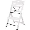 babyGO Chaise haute enfant évolutive Family XL bois blanc