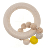 HESS Ringrassel mit Kugeln, nature gelb