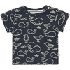 STACCATO T-skjorte marine mønstret