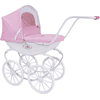 knorr toys® Puppenwagen Classic - pram rosa/weiß
