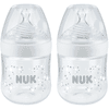 NUK Biberon Nature Sense, Temperatura Control , bianco in confezione doppia 