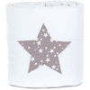 babybay® Tour de lit enfant piqué pour Original, blanc étoile taupe étoiles blanc 149x24 cm