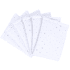 babybay® Tour de lit bébé ultrafresh piqué pour Original, blanc mélange étoiles sable/azur 27x22 cm lot de 6