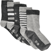 Minymo Socken 5er-Pack Muster light grey