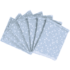 babybay ® Nestchen Ultra fresh Piqué sopii malliin Maxi, Boxspring, Comfort , Midi ja Comfort Plus, azure stars valkoinen.