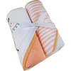 HÜTTE & CO badehåndkle med hette dobbel pakke oransje 