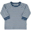 FIXONI Camisa de manga larga China raya azul 